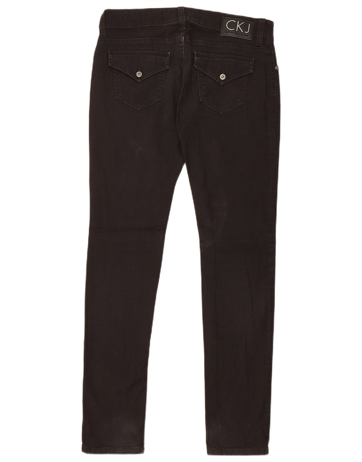 Calvin Klein Jeans Slim Feminino W30 L31 Algodão Preto