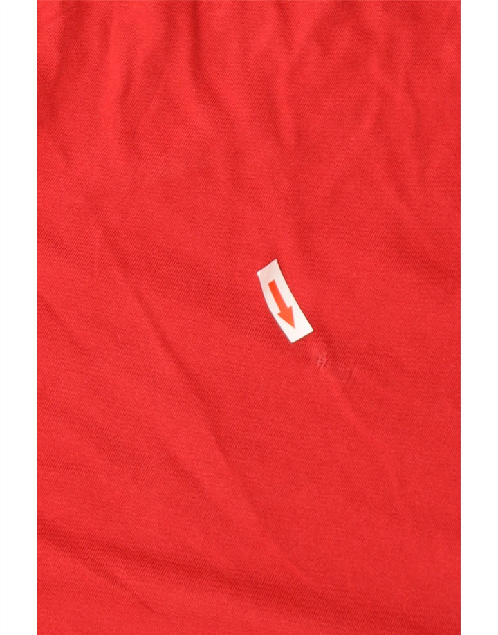Camiseta masculina gráfica Timberland Top XL algodão vermelho