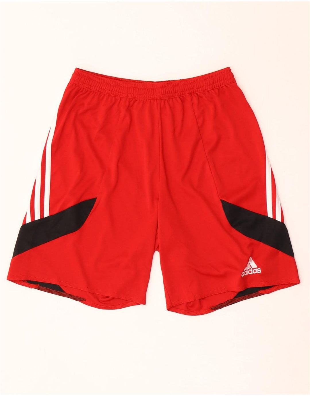 Adidas Mens Climalite Sport Shorts Pequeno Poliéster Colorblock Vermelho