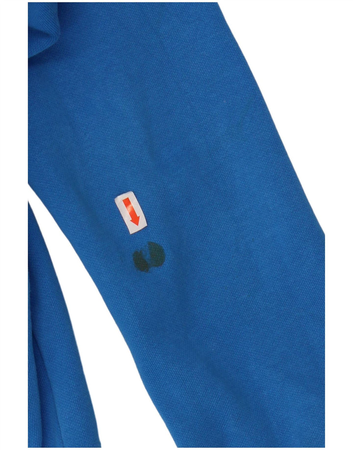 Jumper com capuz gráfico feminino PUMA 13-14 anos algodão azul