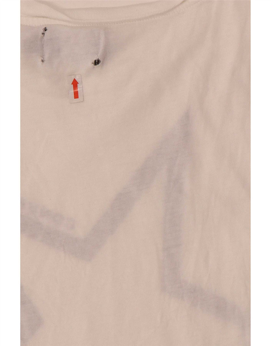 Camiseta feminina Converse com estampa gráfica UK 14 grande algodão branco