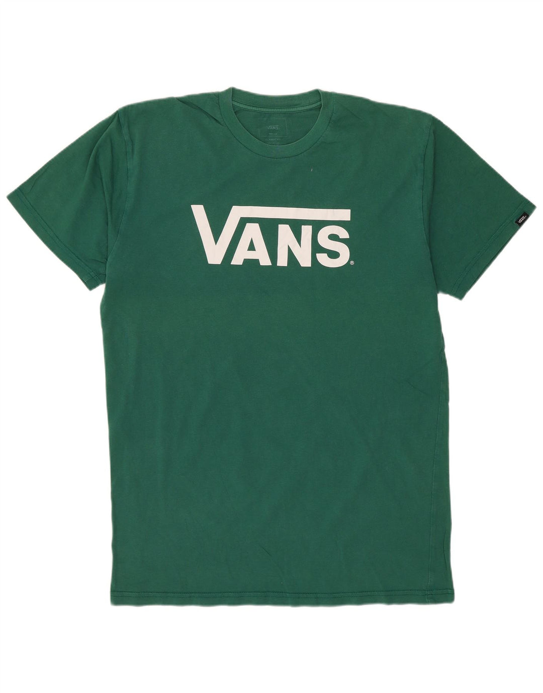 Camiseta masculina VANS Classic Fit Graphic Top Médio Algodão Verde