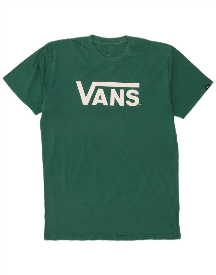 Camiseta masculina VANS Classic Fit Graphic Top Médio Algodão Verde