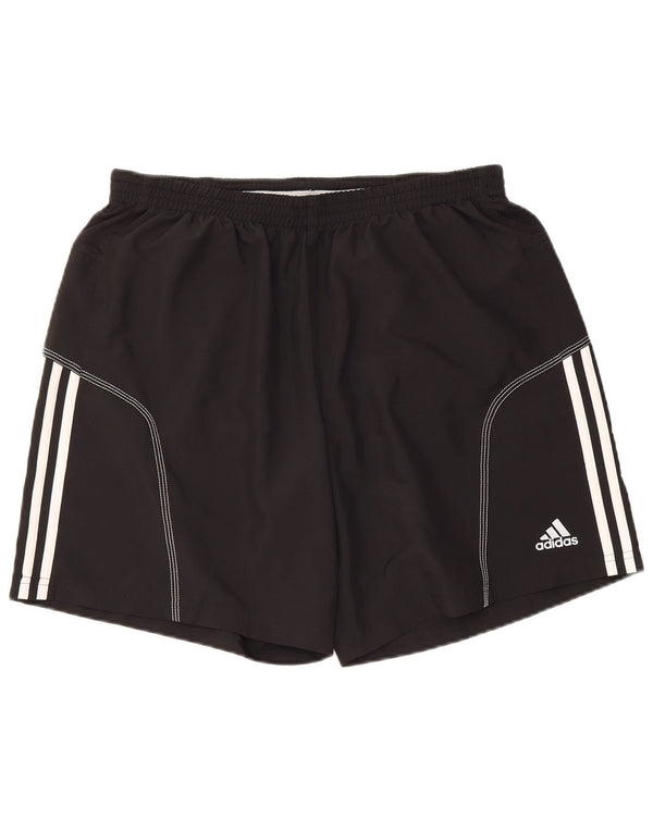 ADIDAS Mens Climalite Sport Shorts Grande Poliéster Preto
