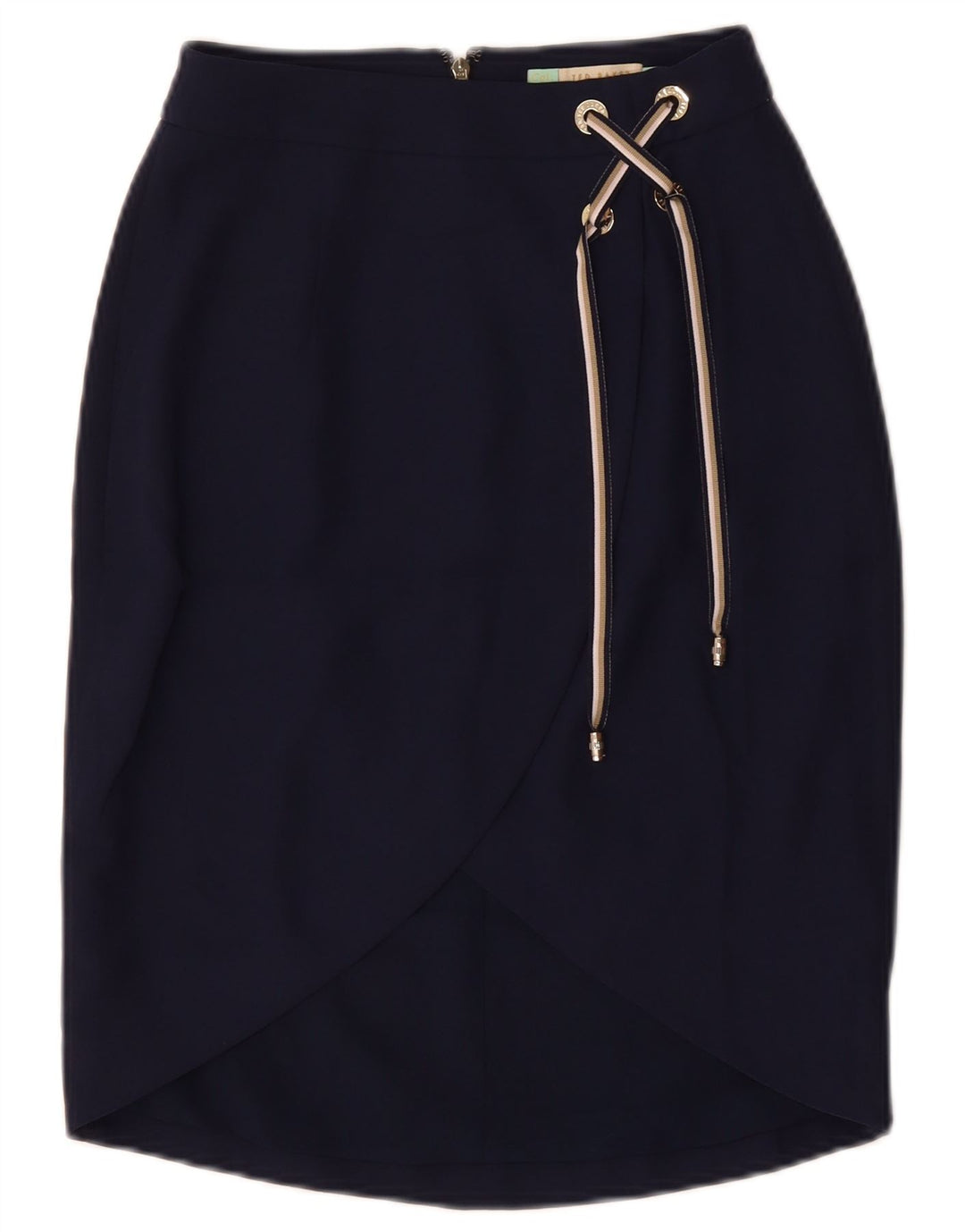 Saia lápis feminina TED BAKER tamanho 0 2XS W24 azul marinho