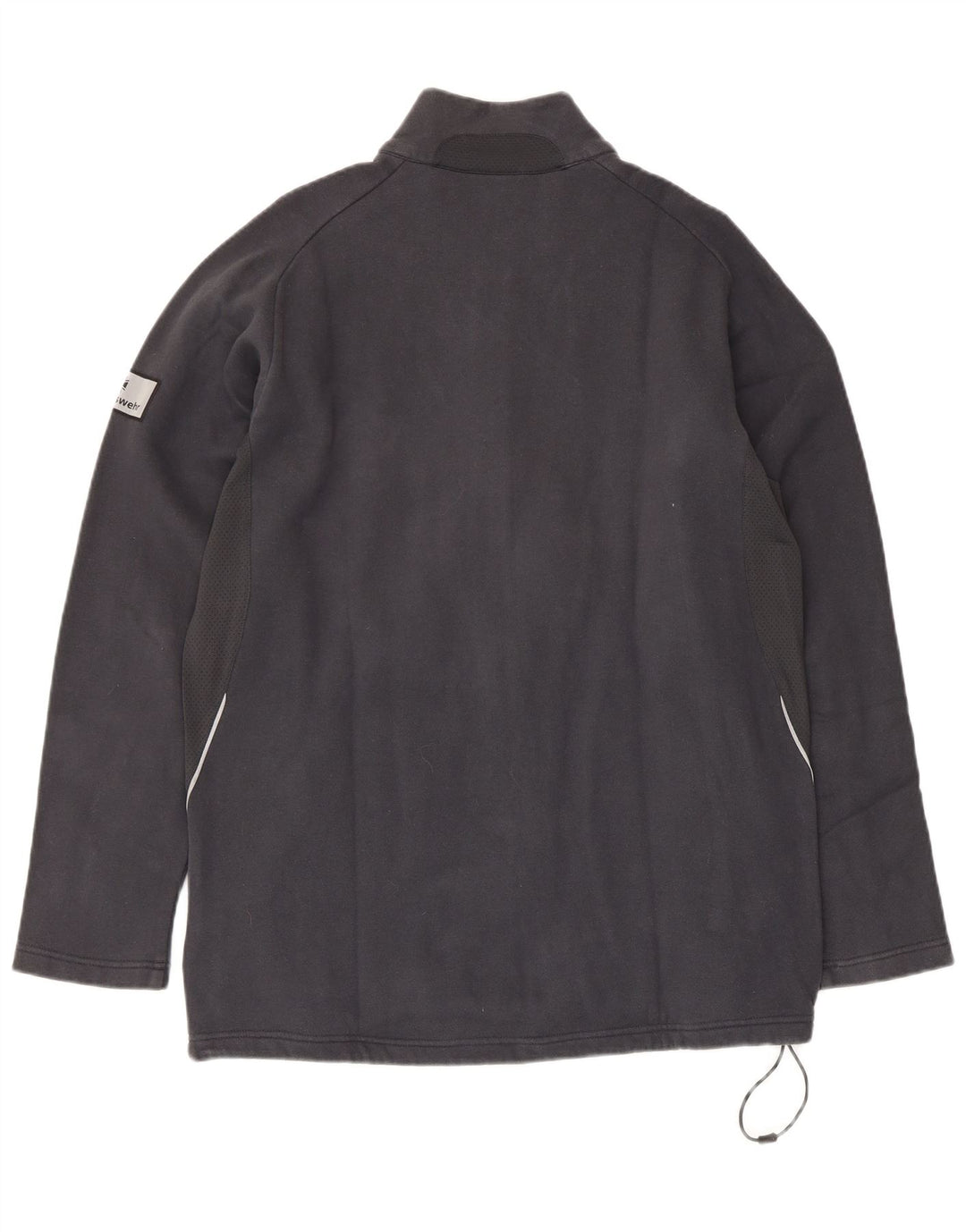Adidas Mens Tracksuit Top Jacket UK 42/44 Grande Cinza Algodão