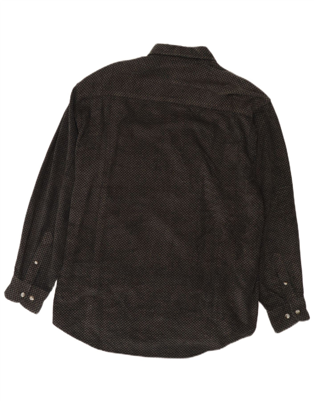 Camisa masculina Big Star de algodão geométrico preto médio