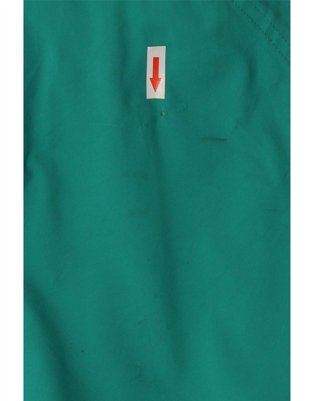 Jaqueta de chuva masculina Eddie Bauer UK 38 poliéster verde médio