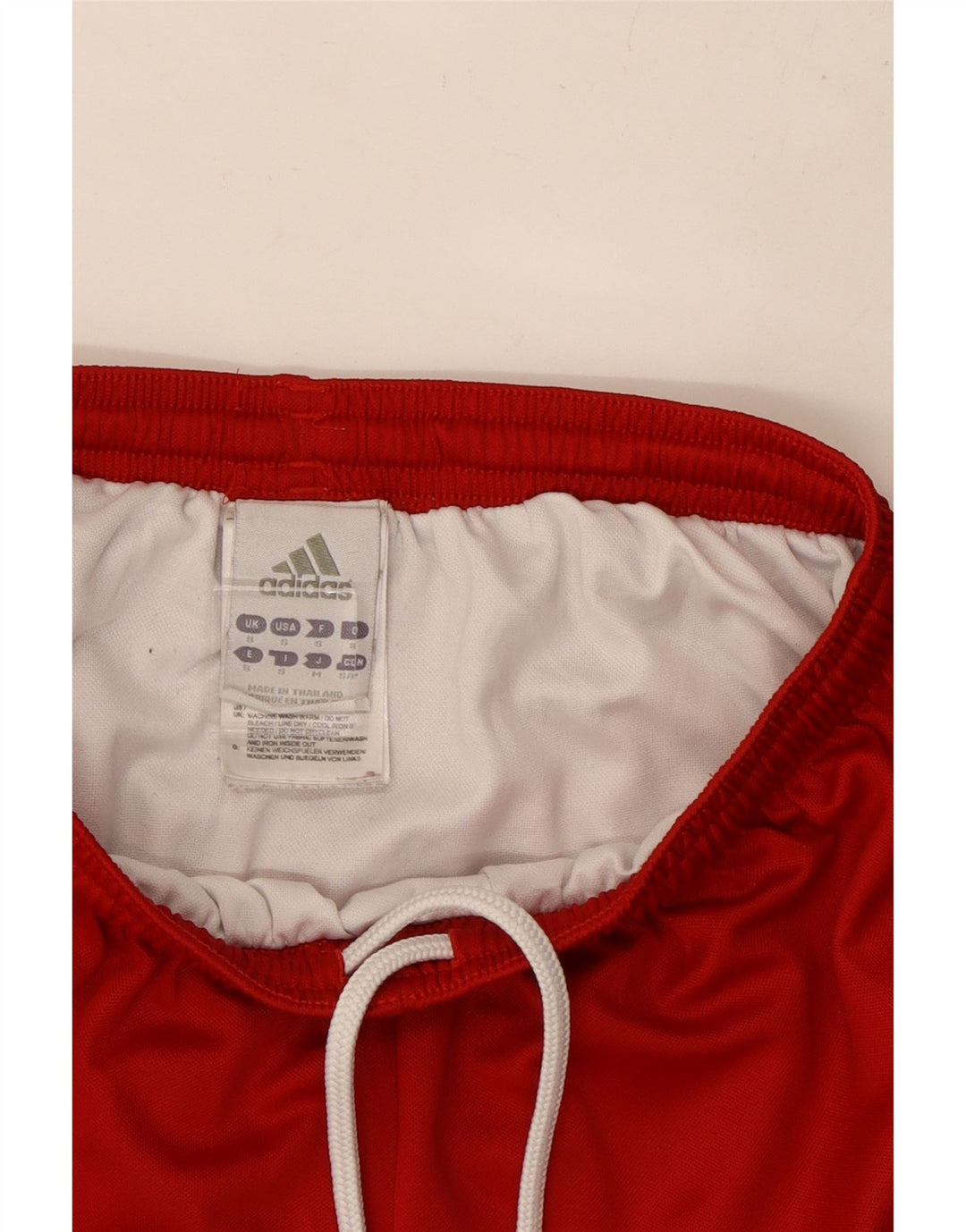 ADIDAS Mens Climalite Sport Shorts Pequeno Poliéster Vermelho