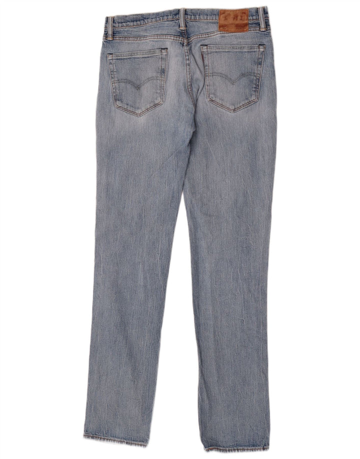 Calça jeans feminina Levi's 511 Slim W33 L34 azul algodão