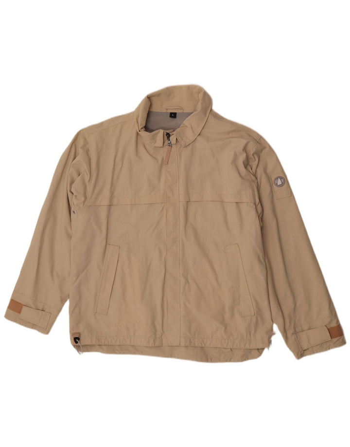 Jaqueta bomber masculina Murphy & Nye Reino Unido 40 grande nylon bege
