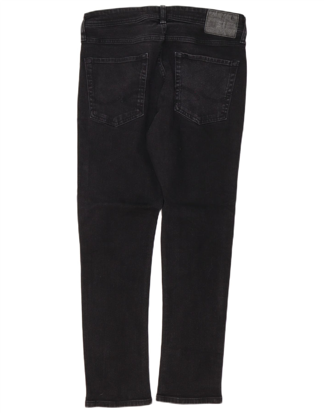 Jack & Jones Masculino GLENN Slim Jeans W34 L30 Algodão Preto