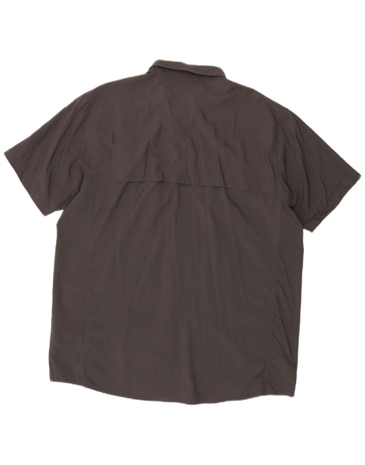 Camisa masculina de manga curta The North Face 2XL cinza nylon