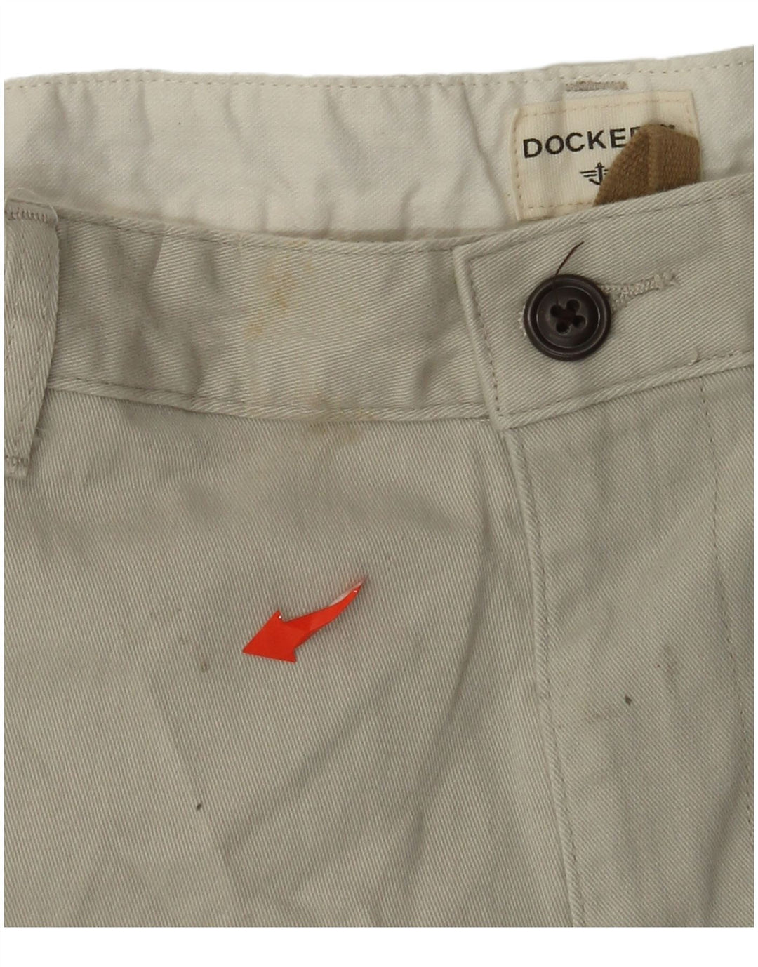 Shorts cargo masculino DOCKERS W33 algodão bege médio