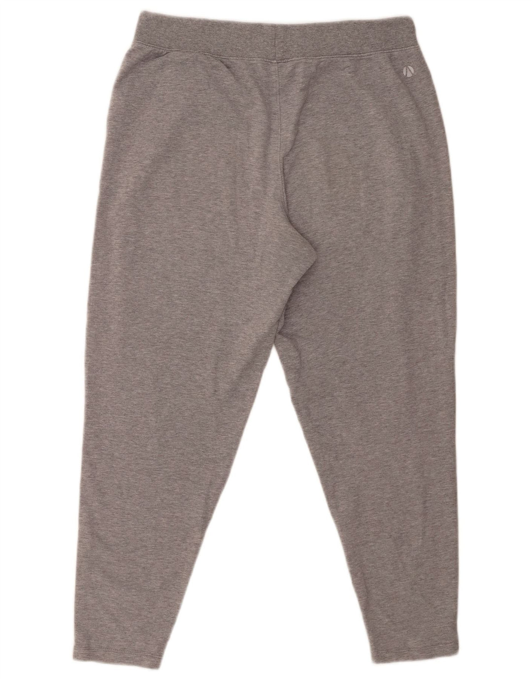 Calça de treino feminina Marks & Spencer UK 12 algodão cinza médio