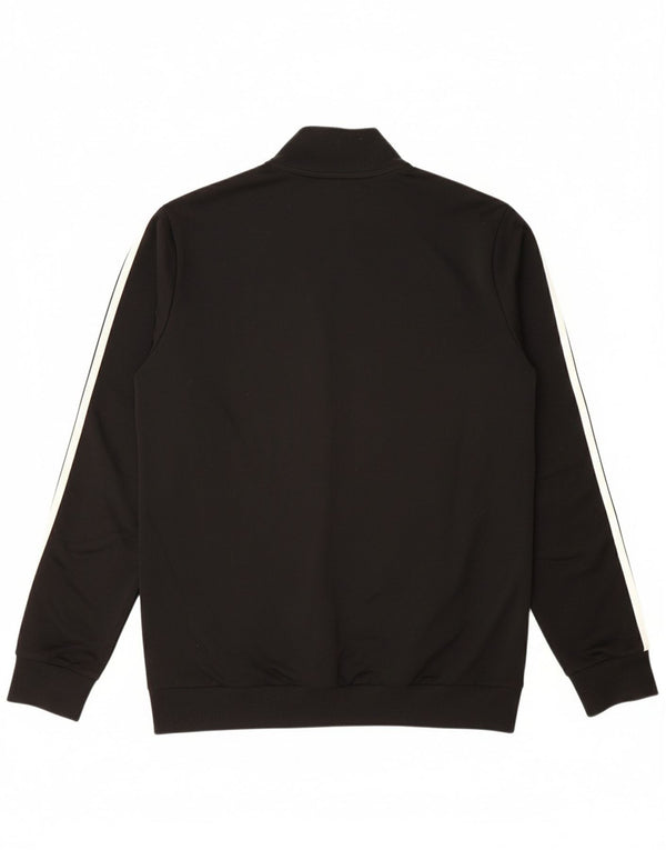 ADIDAS Meninos Aeroready Tracksuit Top Jacket 15-16 Anos Preto Colourblock