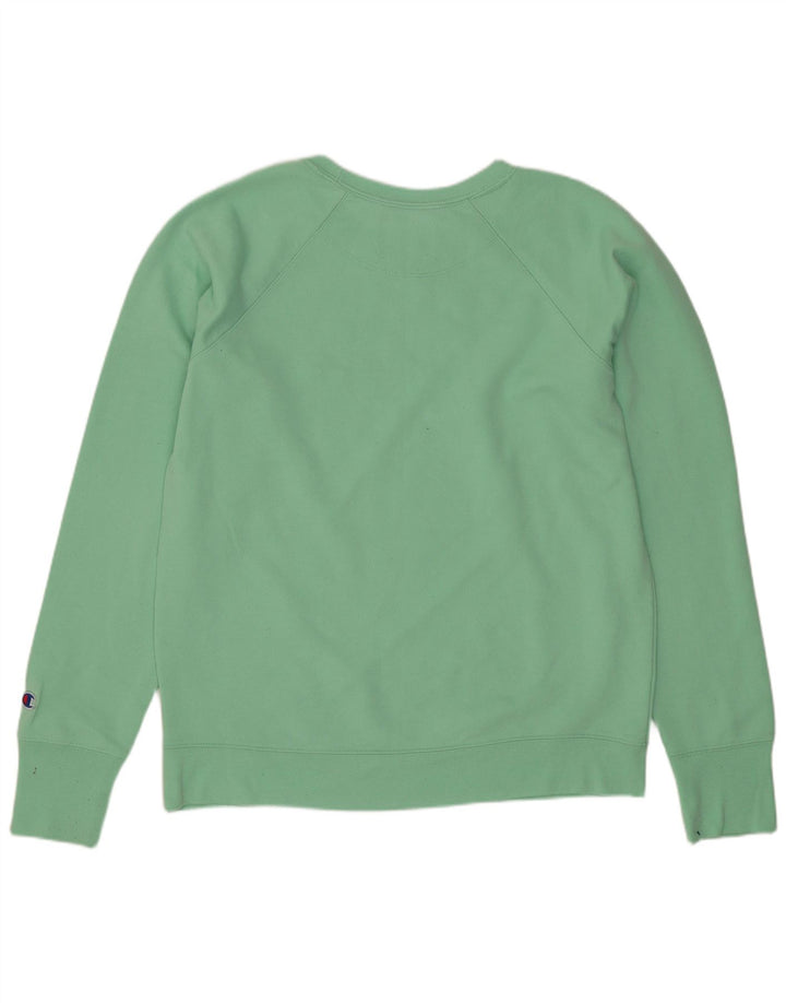 CAMPEÃO Moletom Masculino Jumper Grande Algodão Verde
