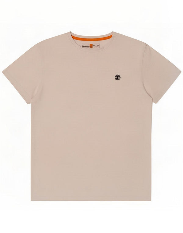Timberland Mens Slim Fit Graphic T-Shirt Top 2XL Algodão Branco