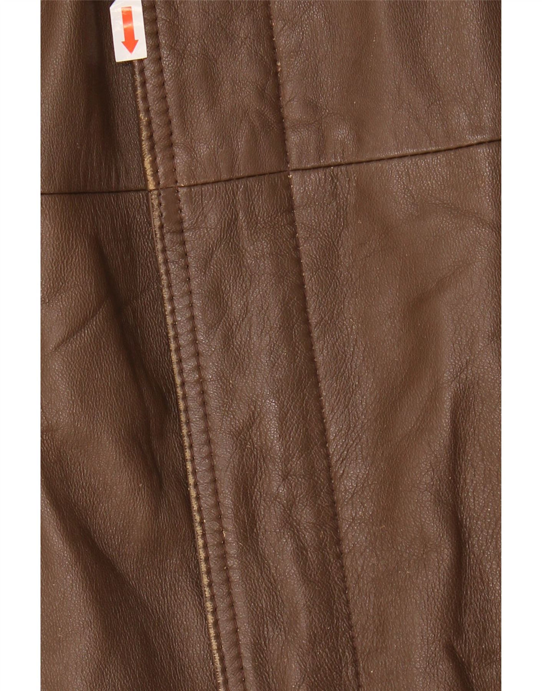 Jaqueta de couro masculina vintage IT 52 XL couro marrom