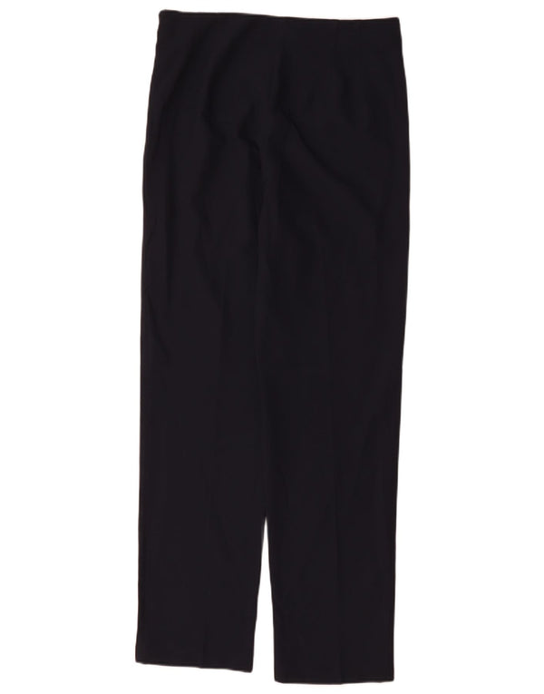 Calça casual feminina Marks & Spencer Reino Unido 10 pequena W30 L31 azul marinho