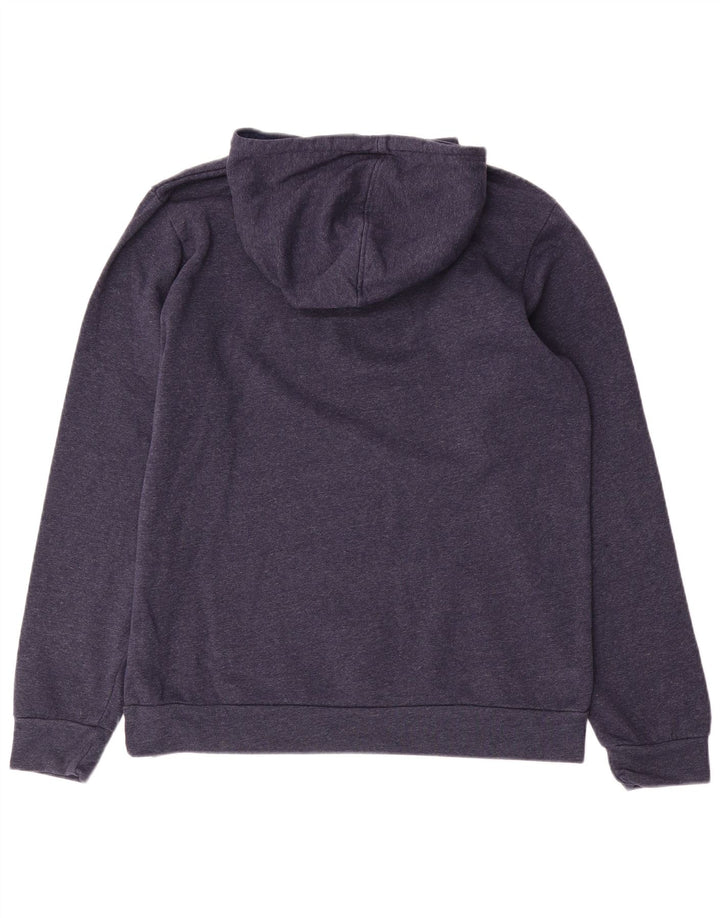 ADIDAS Mens Neo Graphic Hoodie Jumper Grande Algodão Azul Marinho