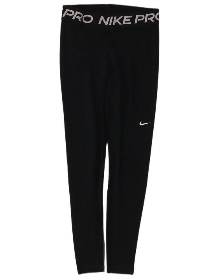 Leggings Nike Dri Fit Graphic UK 12 Médio Preto
