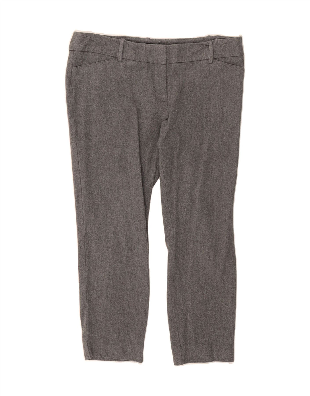 MOSSIMO Womens Slim Casual Trousers US 12 Large W34 L23 Grey Cotton Vintage Mossimo and Second-Hand Mossimo from Messina Hembry 