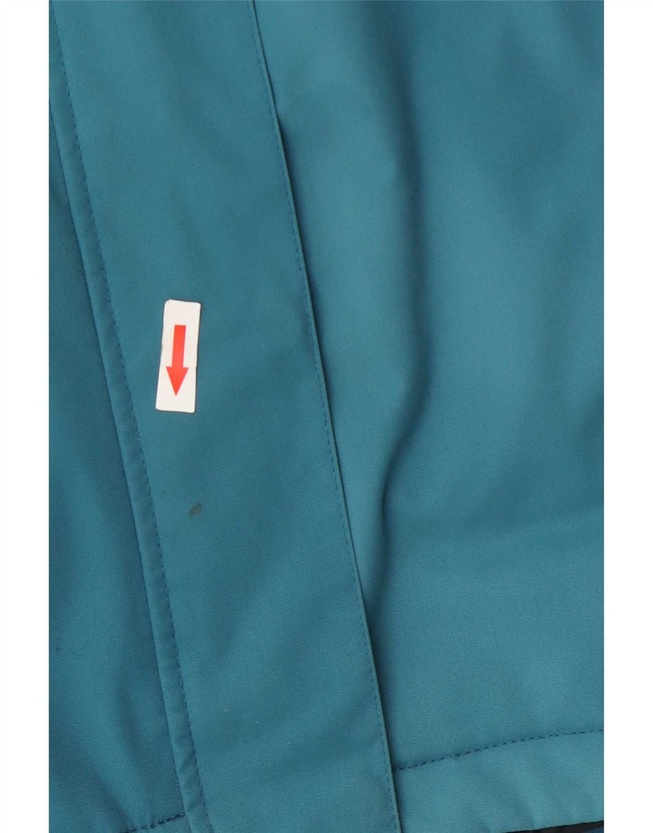 Jaqueta corta-vento feminina com capuz gráfico Musto Reino Unido 16 grande azul poliamida