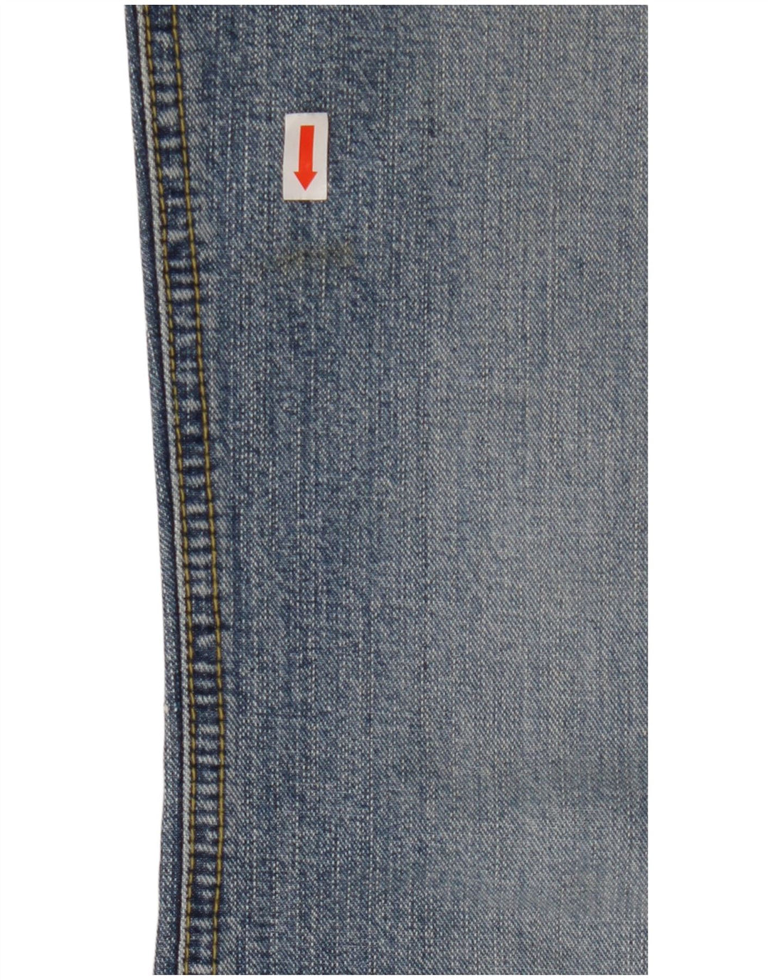 Jeans feminino VINTAGE Bootcut médio W30 L32 azul