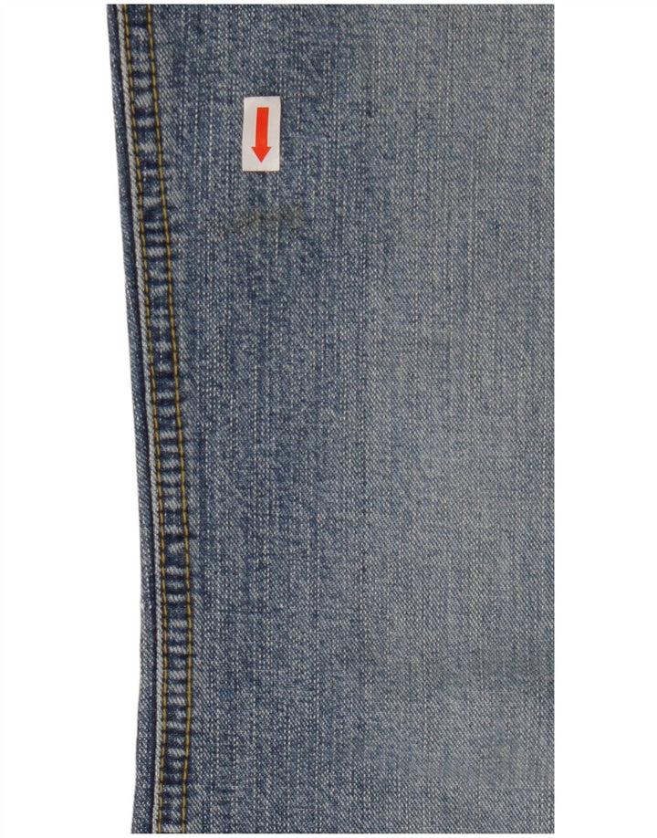 Jeans feminino VINTAGE Bootcut médio W30 L32 azul