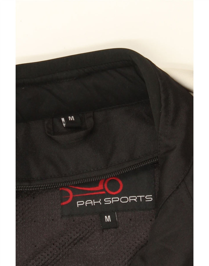 PAK SPORTS Mens Racer Jacket UK 38 Médio Multicolorido Colourblock
