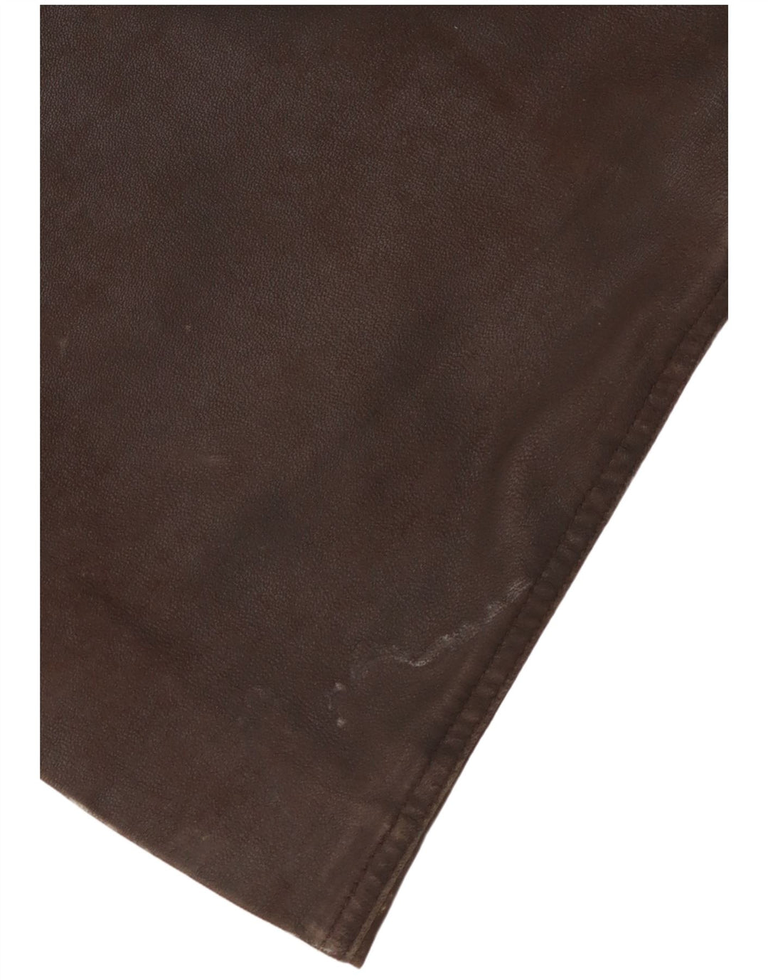 Calça masculina de couro Maddox W36 L28 couro marrom
