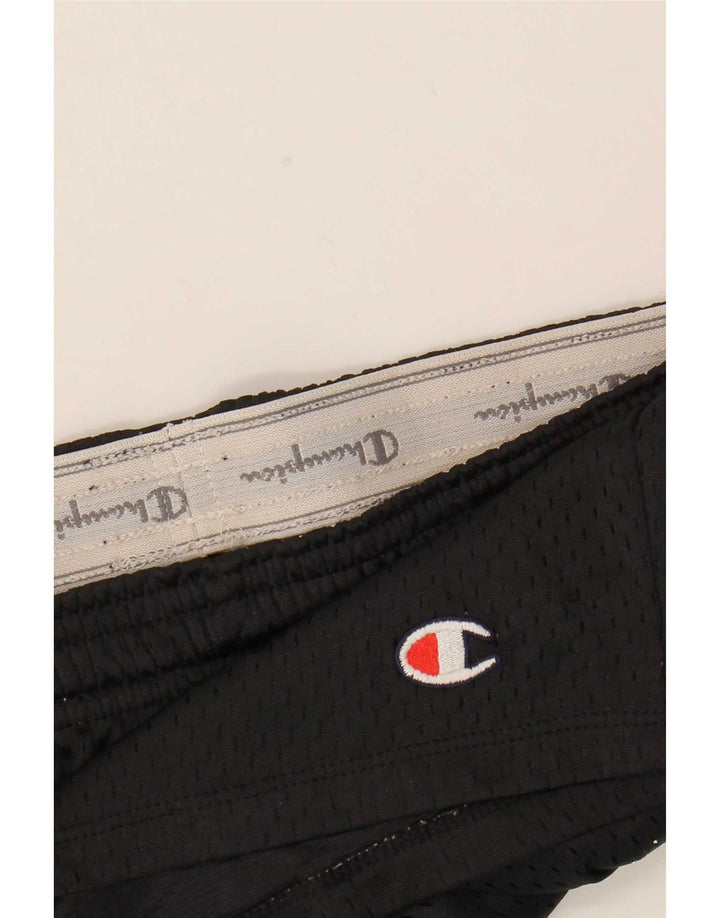 Shorts esportivos femininos Champion UK 12 médio preto