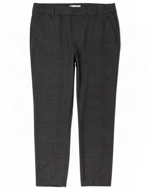 Calça Chino Cônica Feminina Zara EU 40 Médio W30 L27 Cinza Houndstooth