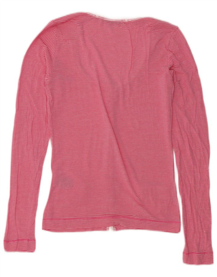 Blusa feminina Liu Jo UK 8 pequena listrada rosa modal