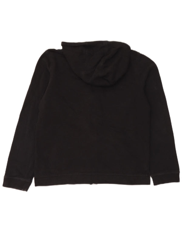 Suéter Nike Boys Zip com capuz 13-14 anos XL preto algodão