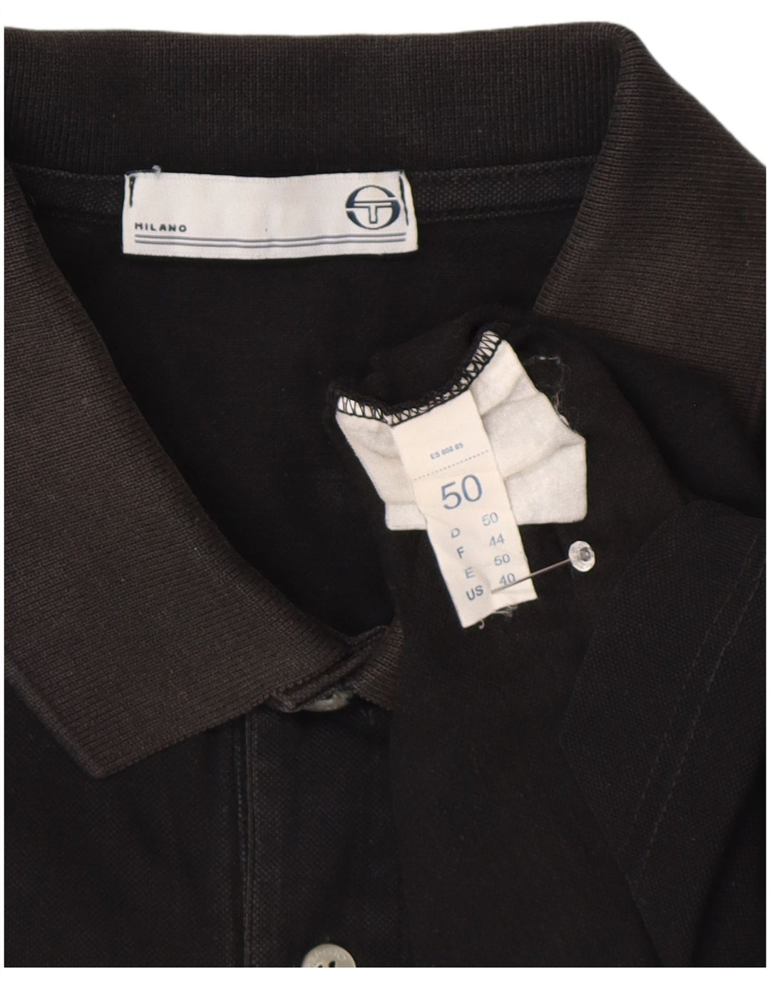 Camisa polo masculina Sergio Tacchini IT 50 médio preto