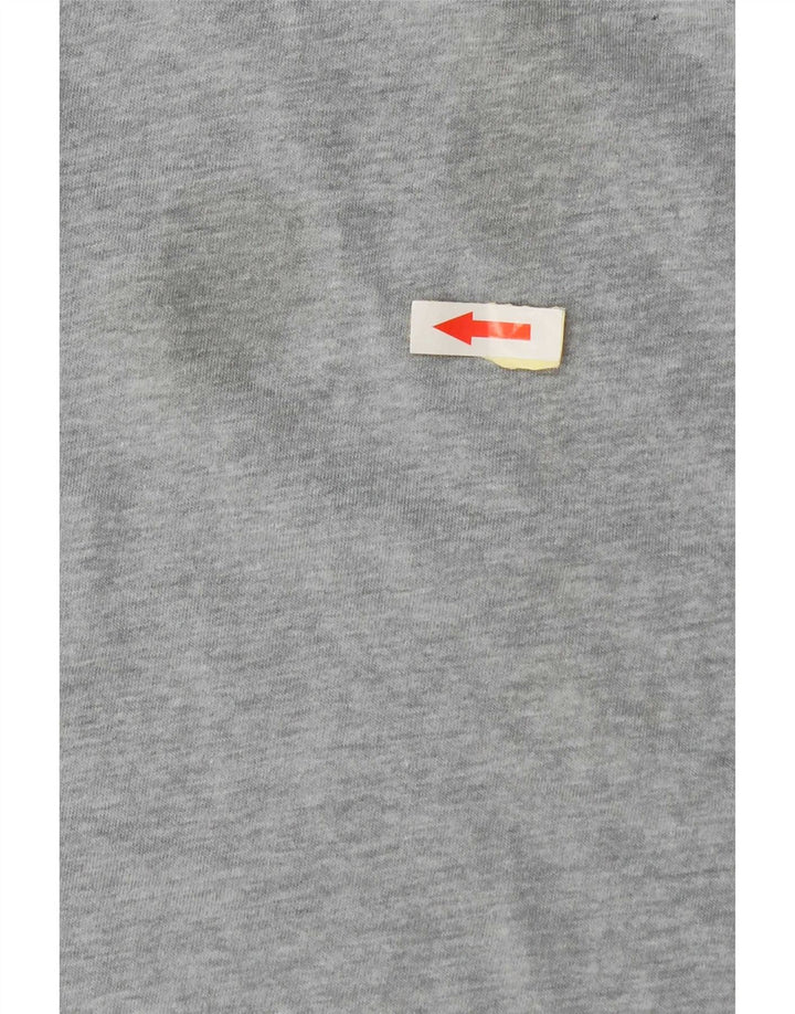 Camiseta gráfica masculina Under Armour pequena cinza