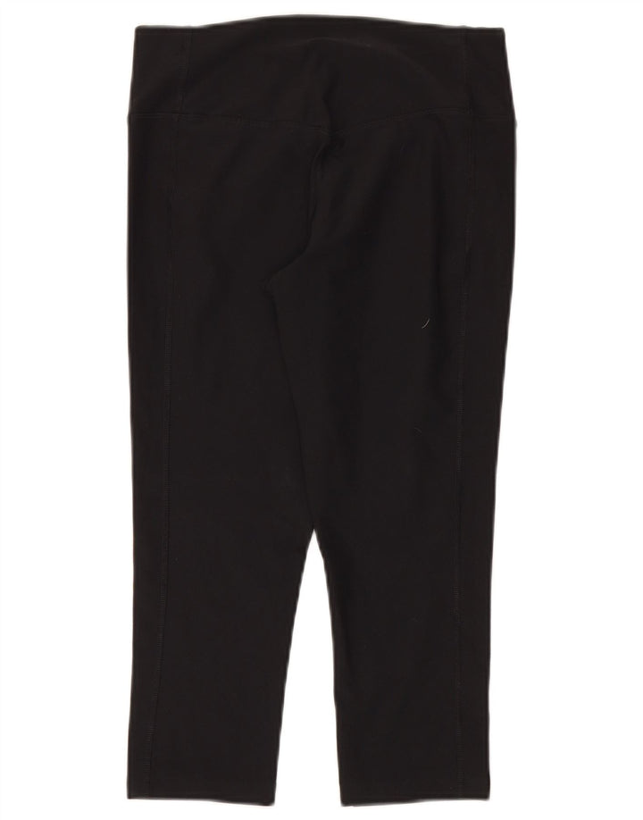 Leggings Nike Dri Fit Capri UK 10 Pequeno Poliéster Preto