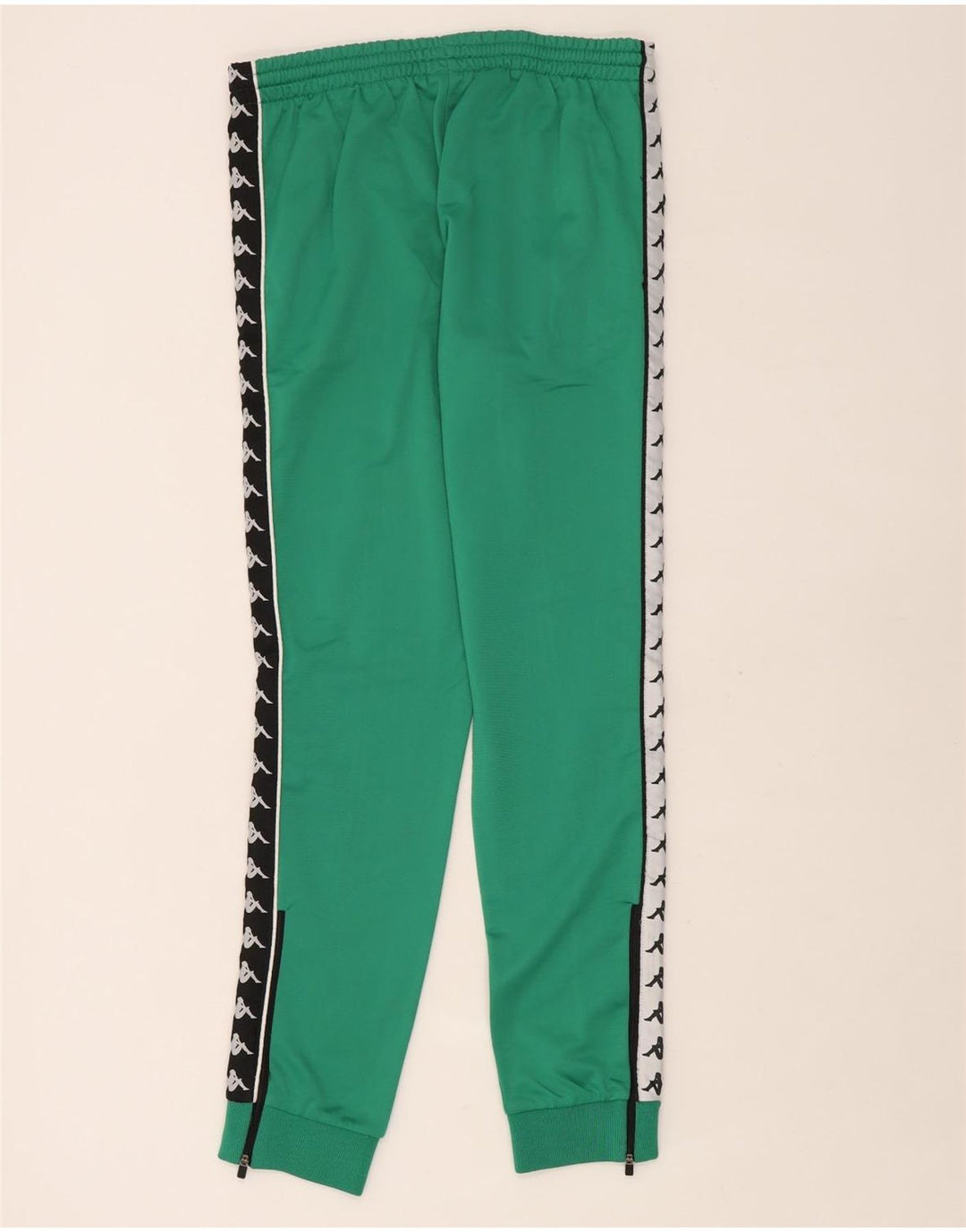 Kappa Mens Graphic Tracksuit Calças Joggers Medium Green Colourblock