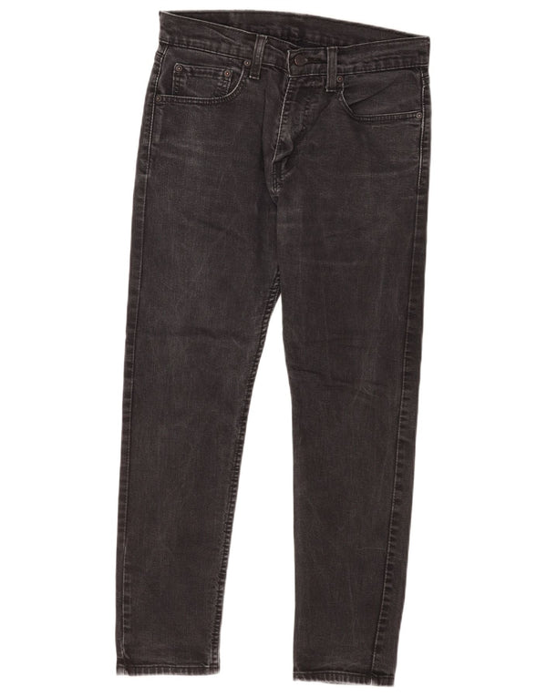 Calça jeans masculina Levi's 512 Slim Tapered W31 L27 algodão preto