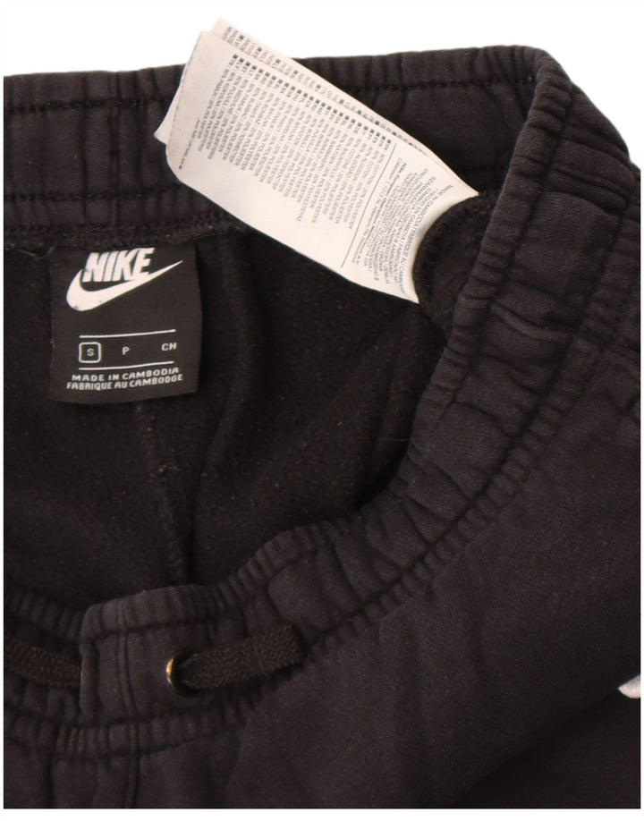 Nike Mens Treino Calças Joggers Pequeno Algodão Preto