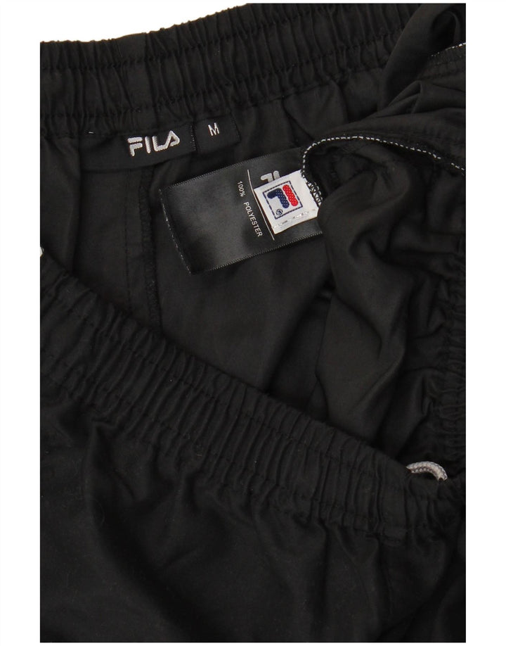 Calça de treino masculina FILA Capri médio preto poliéster