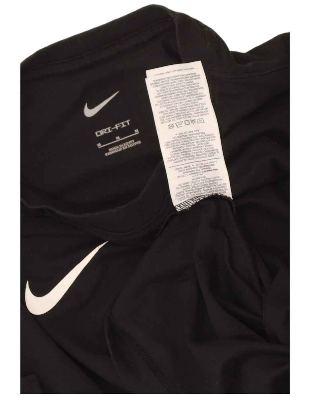 Camiseta Nike Masculina Dri Fit Top Médio Algodão Preto