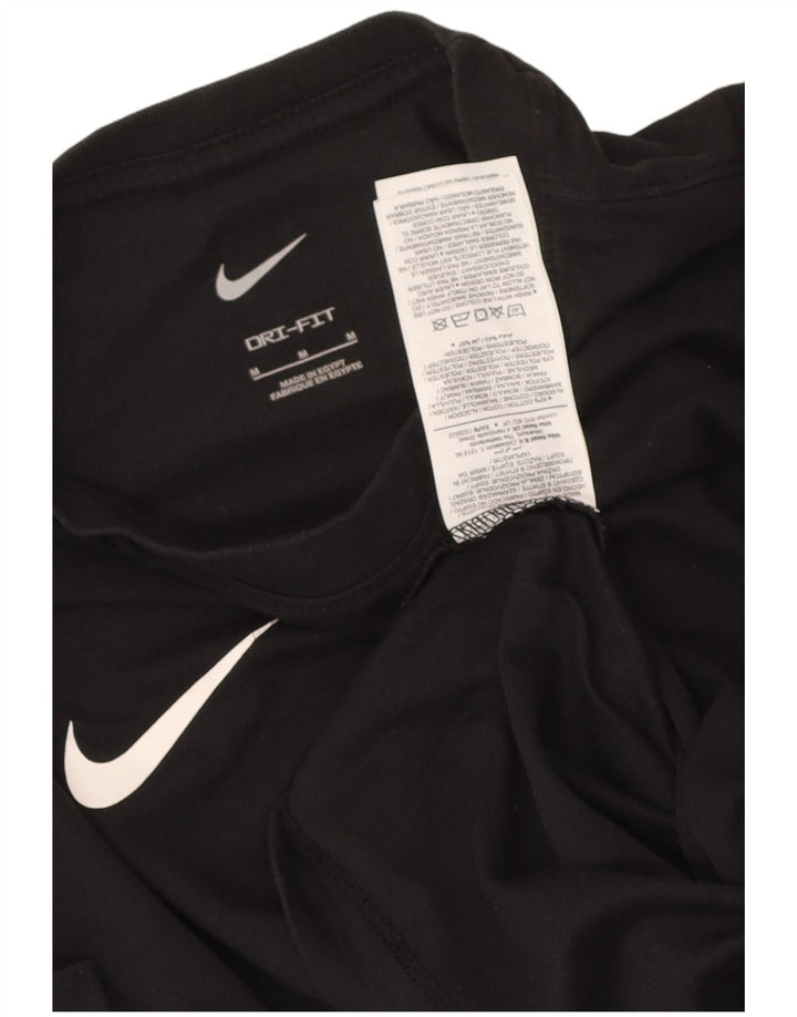 Camiseta Nike Masculina Dri Fit Top Médio Algodão Preto