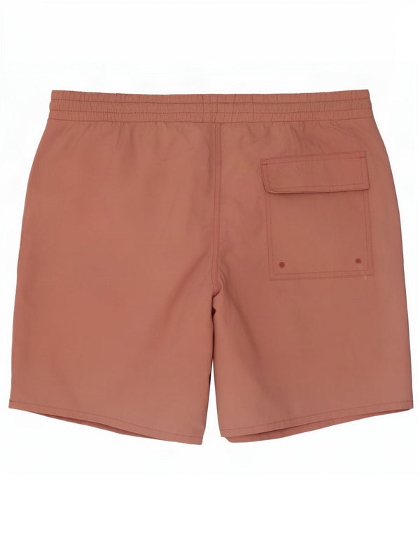 Shorts de natação masculino Lyle & Scott rosa médio