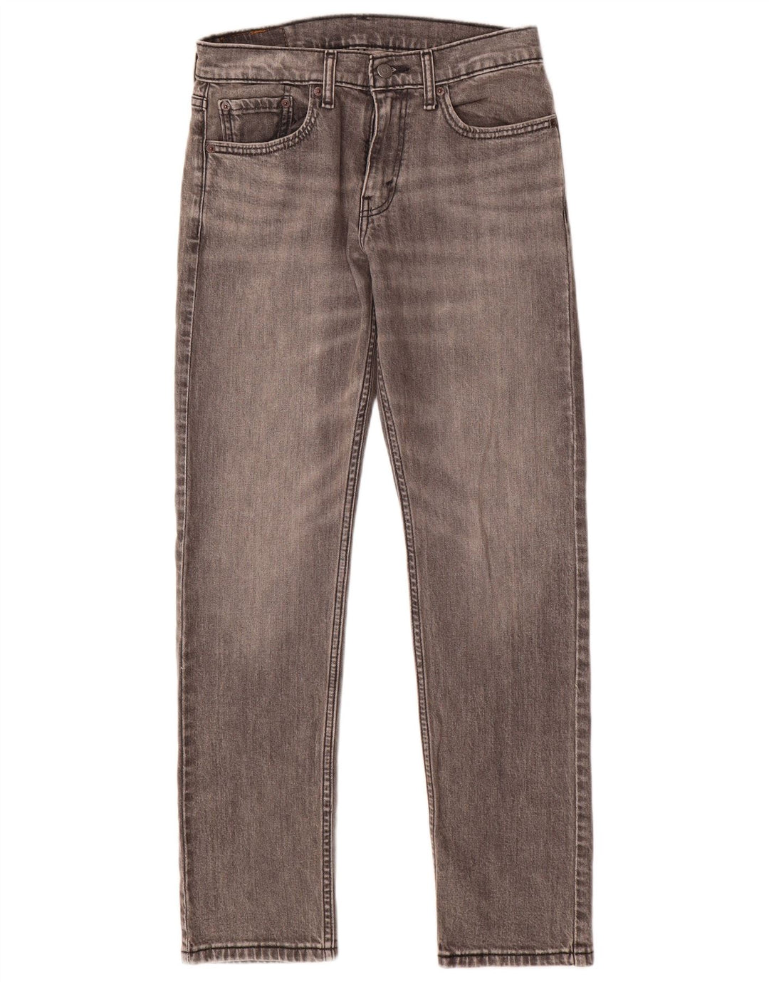 Calça jeans masculina Levi's 502 Tapered W29 L32 cinza algodão