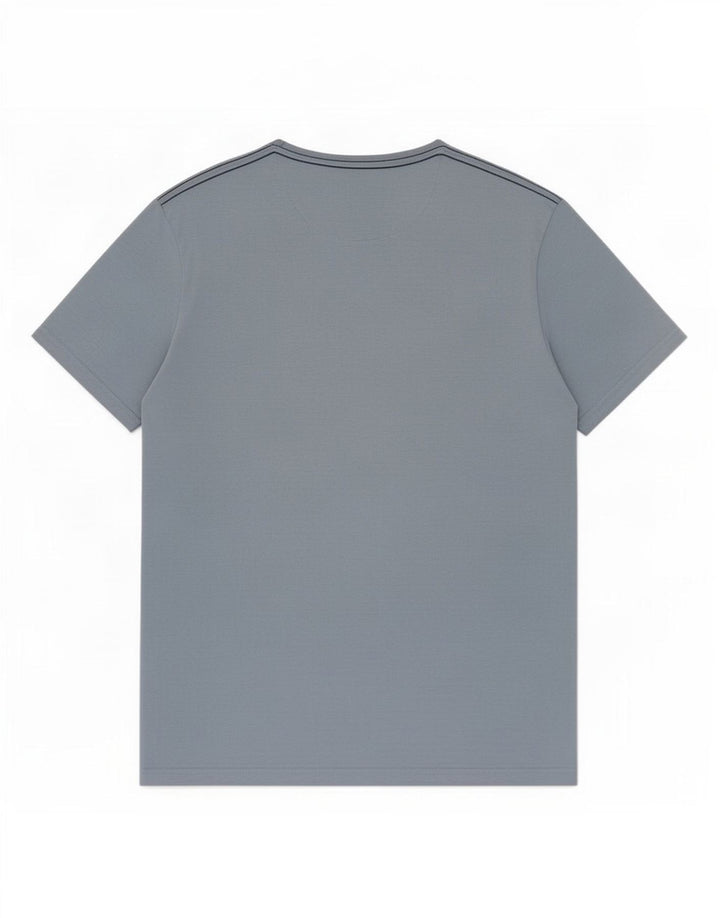 Camiseta masculina Fat Face Top de algodão azul médio