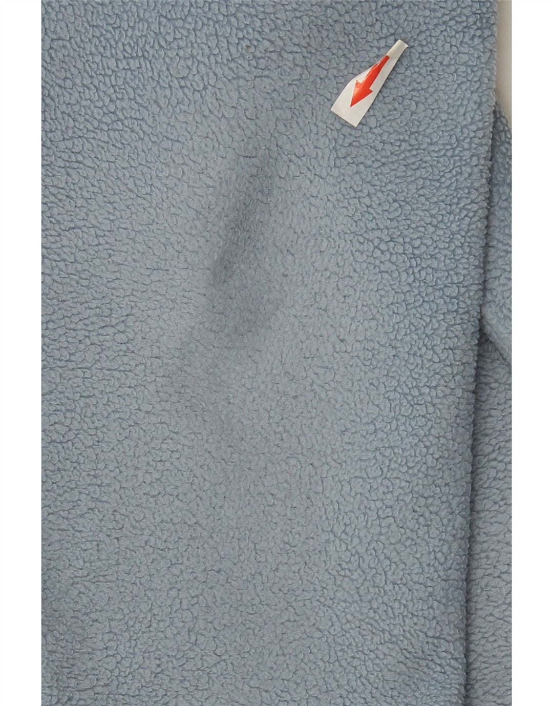 ASICS Mens Zip Neck Fleece Jumper Grande Azul Poliéster