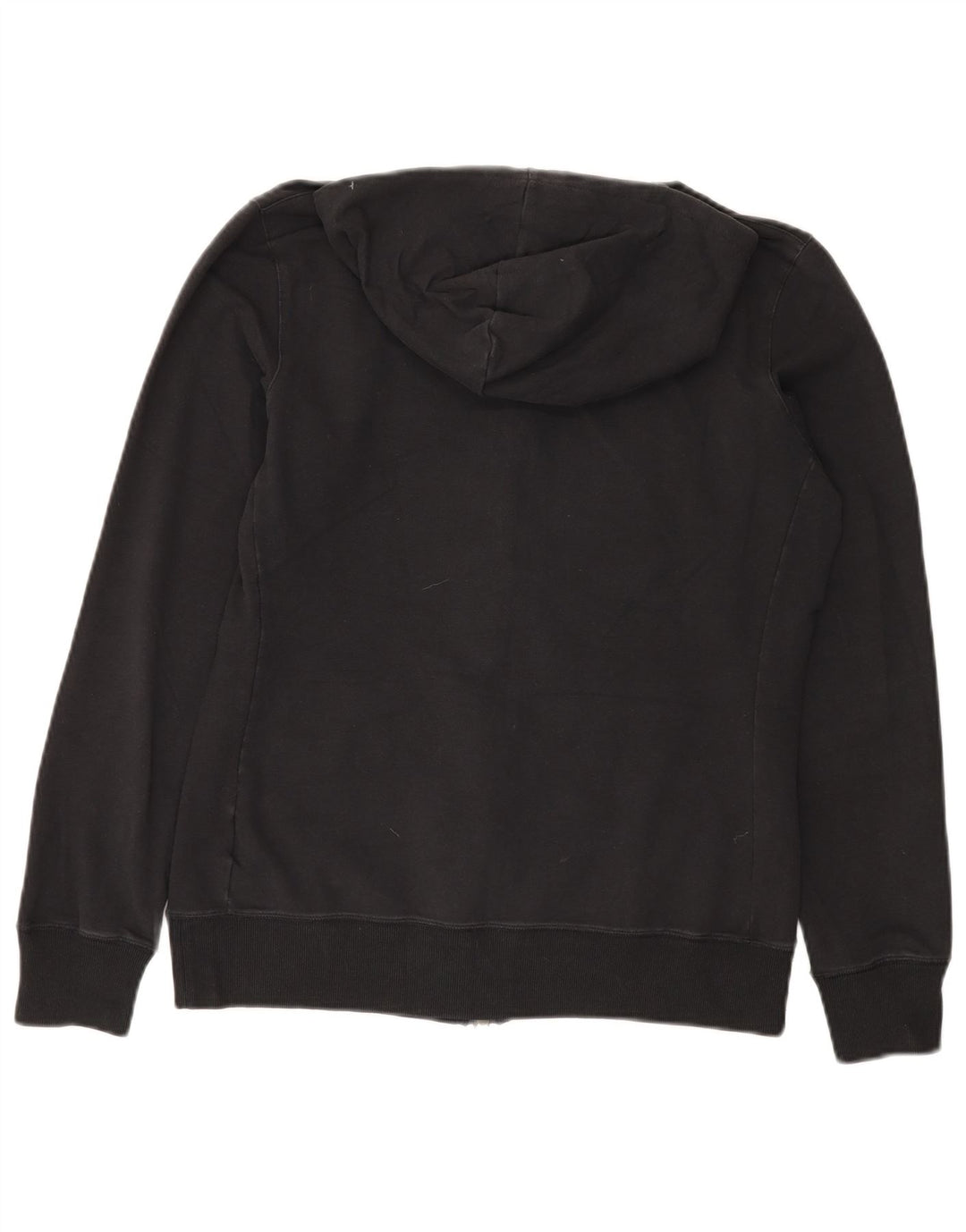 Suéter feminino Nike com capuz e zíper UK 16/18 XL preto algodão